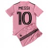 Inter Miami Lionel Messi #10 Hemmaställ Barn 2023-24 Korta ärmar (+ Korta byxor)